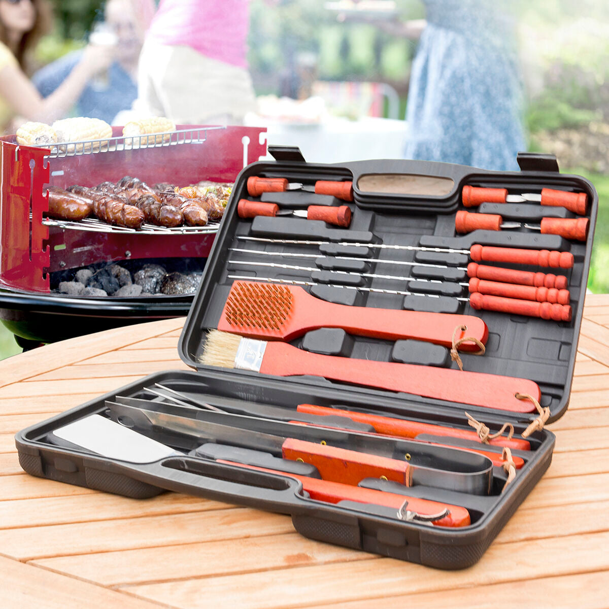 BBQ Portfolio BBQ Barbecase Set - 18 Pieces