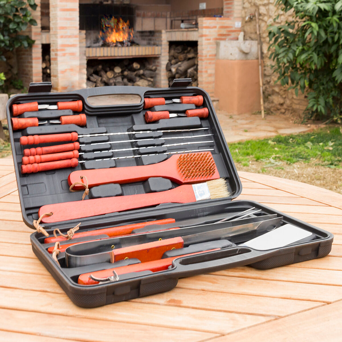 BBQ Portfolio BBQ Barbecase Set - 18 Pieces