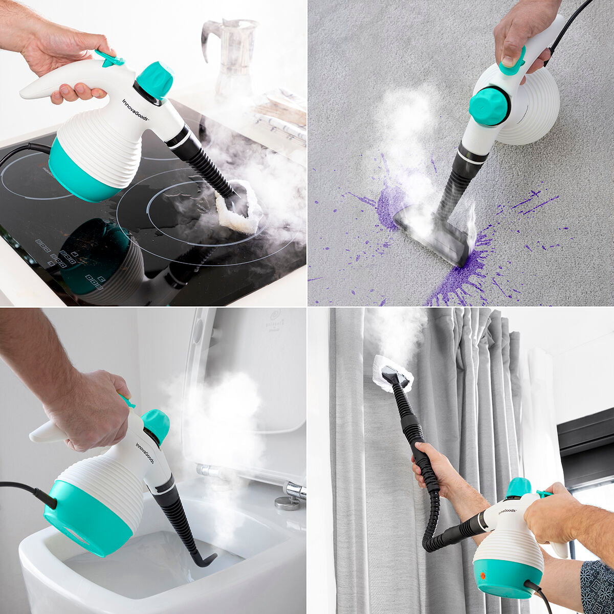 Handheld Steamer Multifunctional 9-in-1