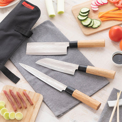 Exclusive Chef's Knife Set & Bag