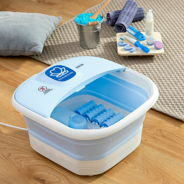 Footbath - Collapsible With Rollers - Hydromassage