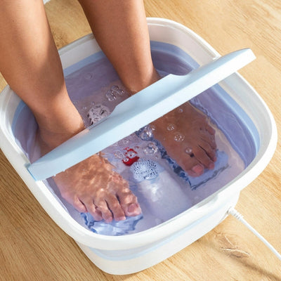 Footbath - Collapsible With Rollers - Hydromassage